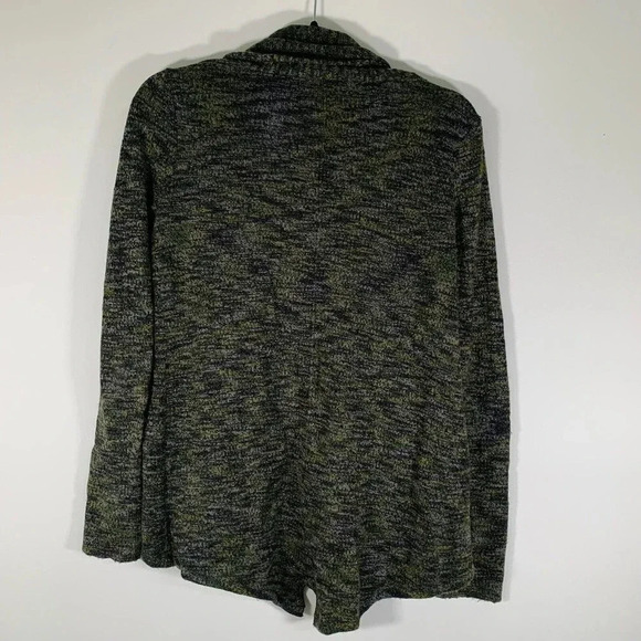 Mac & Jac Cardigan Women’s Small Green Open Front Knit Sweater Cardigan - Picture 6 of 7